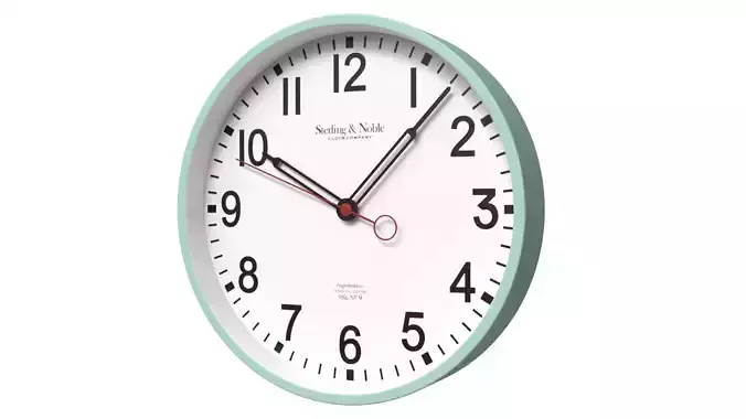 Minimalist Wooden Wall Clock Scandinavian Style 