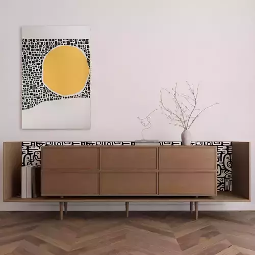 Minimal Modern Drawer Model Premium 3D Models