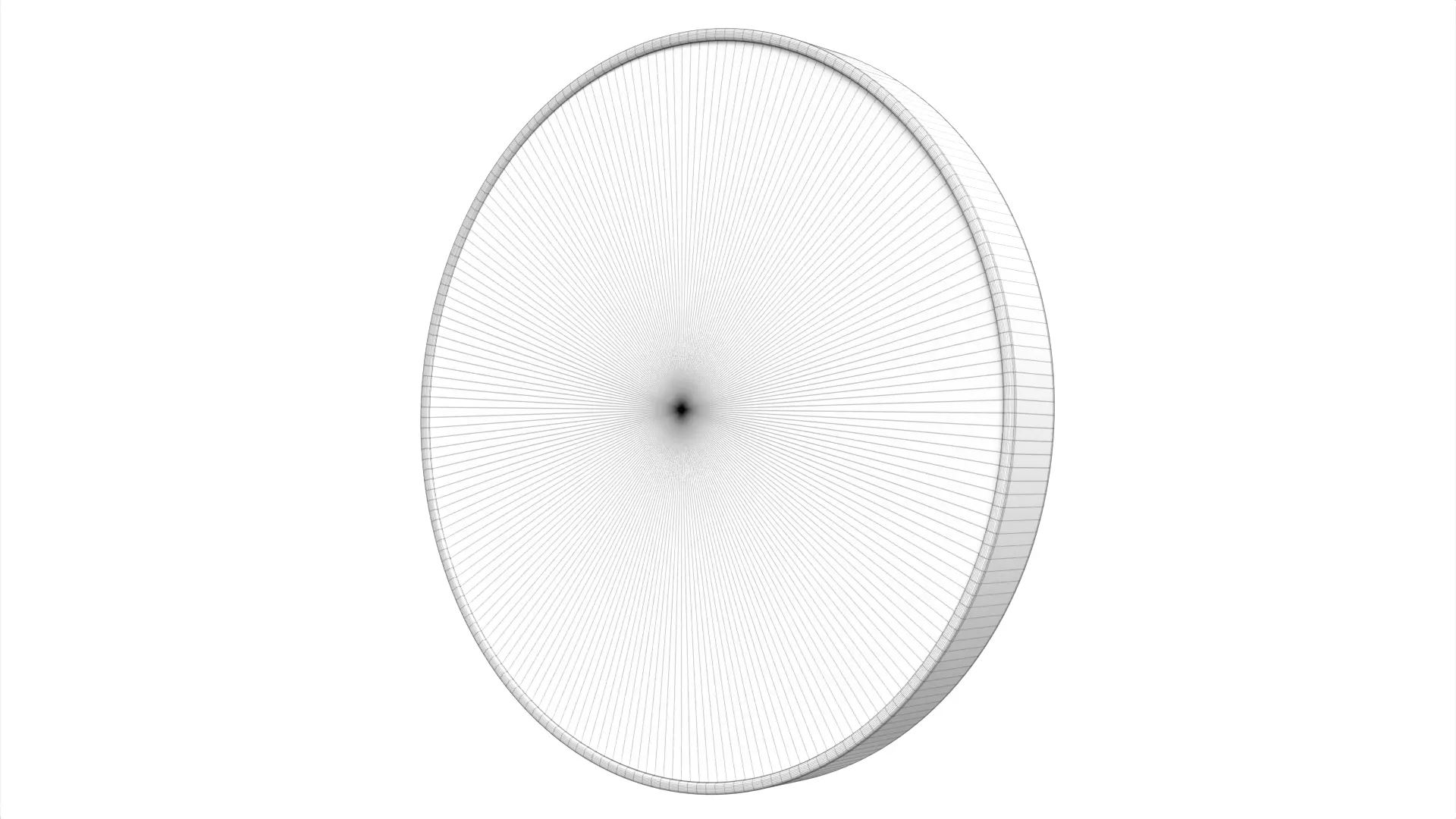 Modern Black and Gold Decorative Wall Clock Low-poly 3D model_5