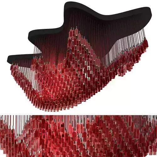 3D Ceiling 01  Hanging Bottle Decoration