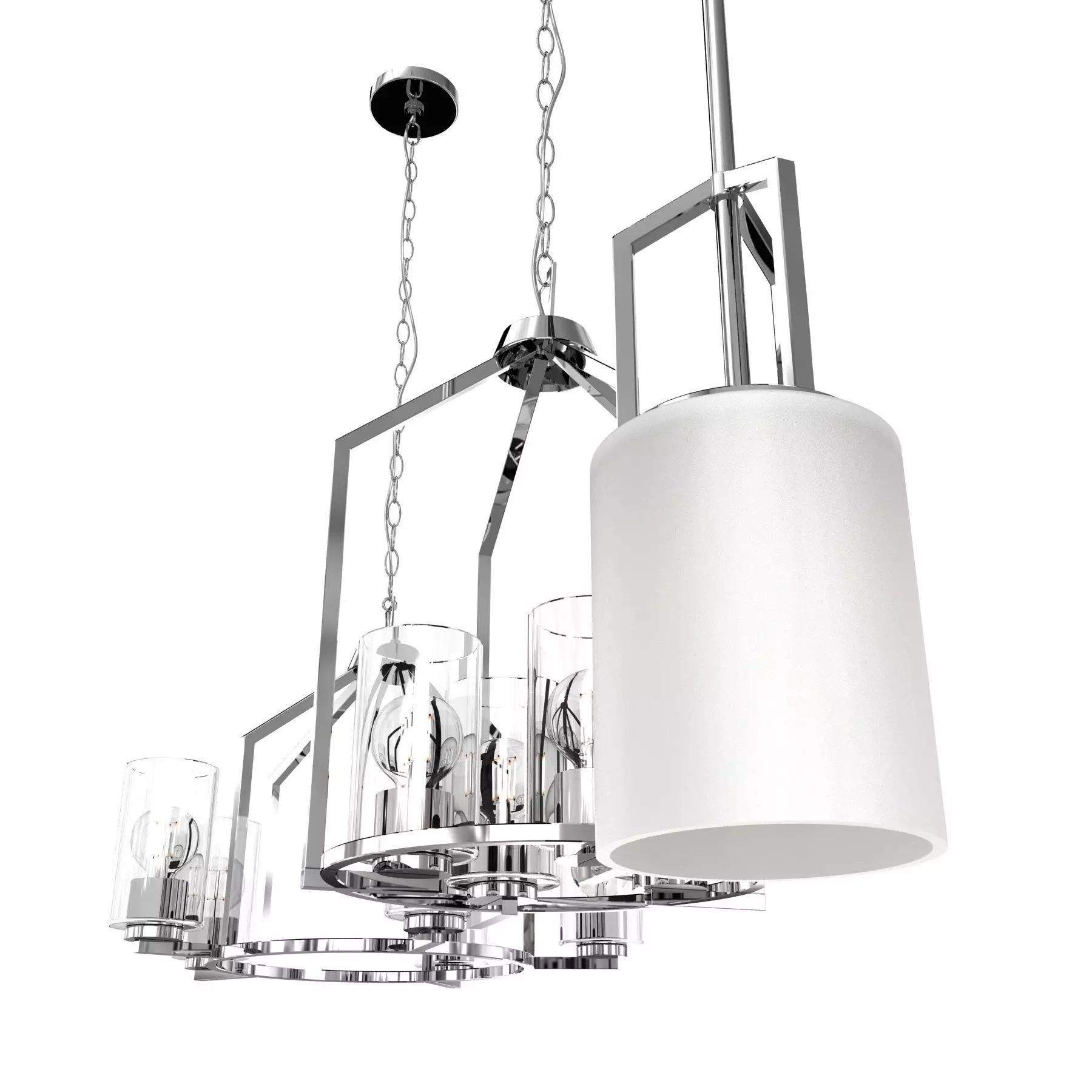Progress Lighting Goodwin Chandelier 3D model_4