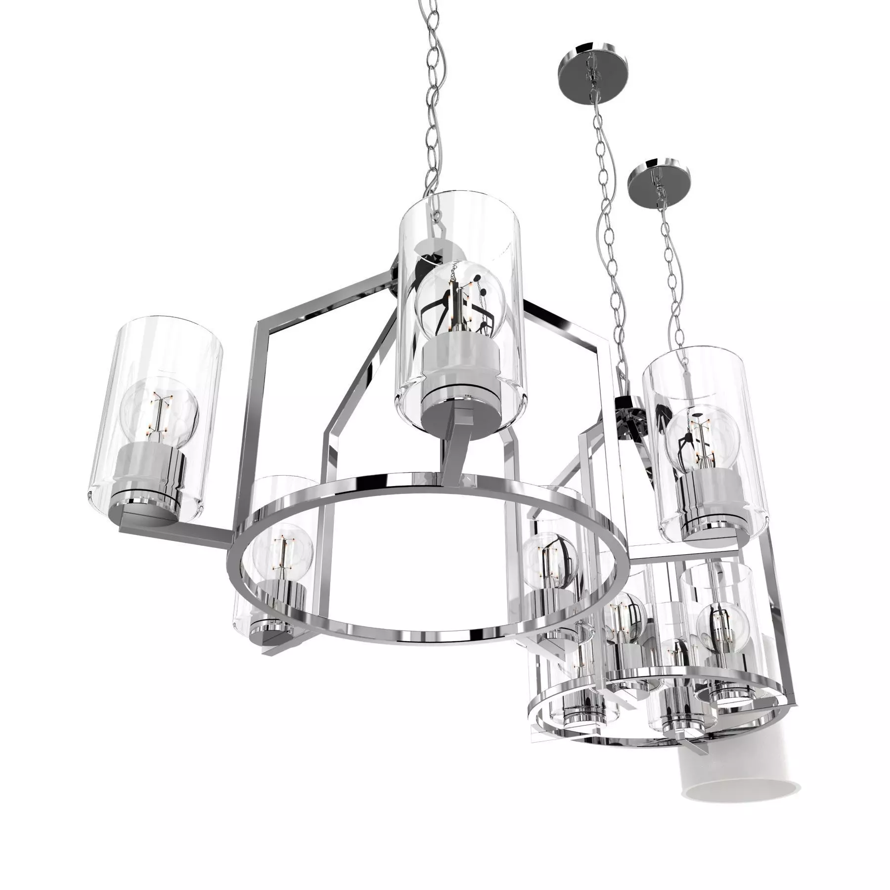Progress Lighting Goodwin Chandelier 3D model_5