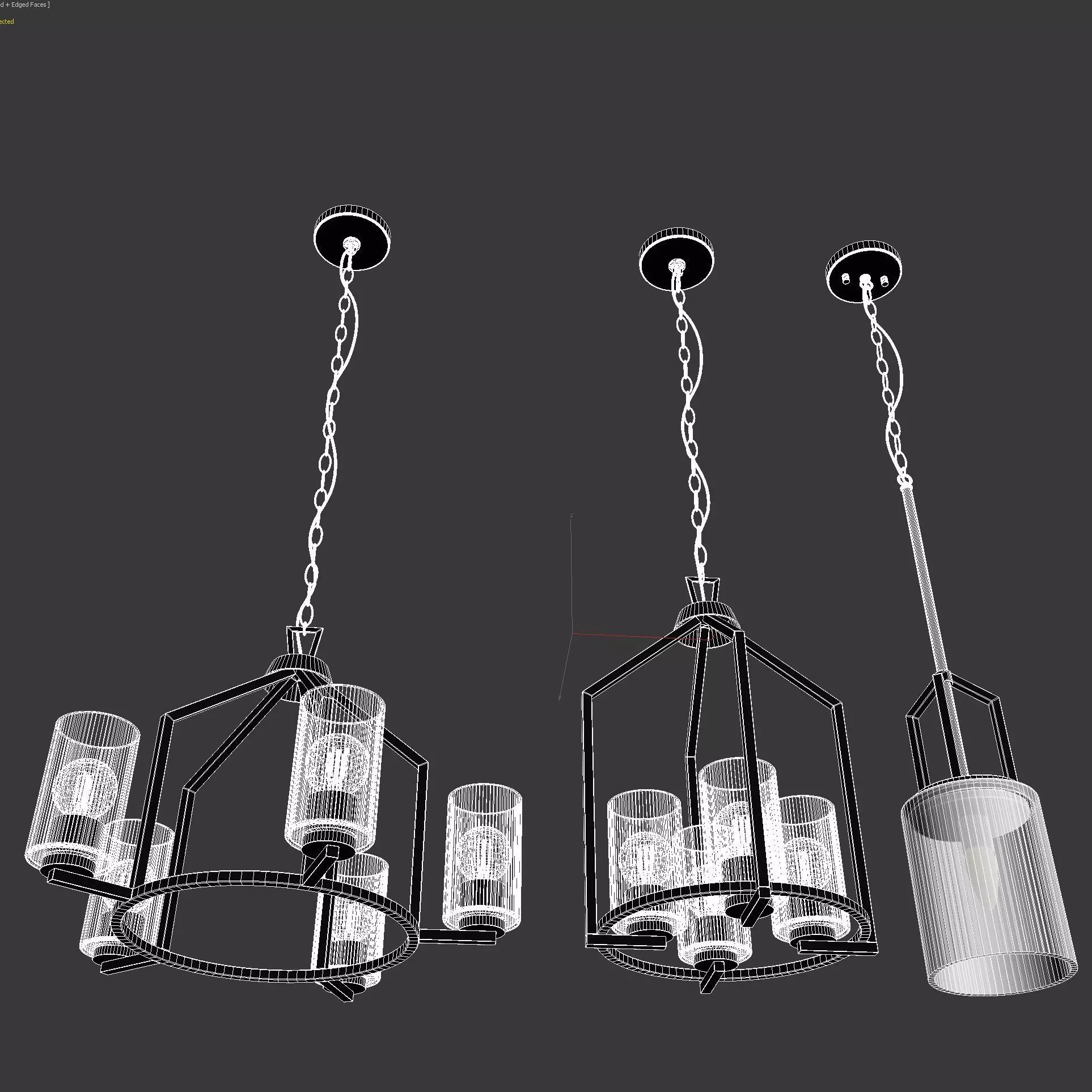 Progress Lighting Goodwin Chandelier 3D model_8