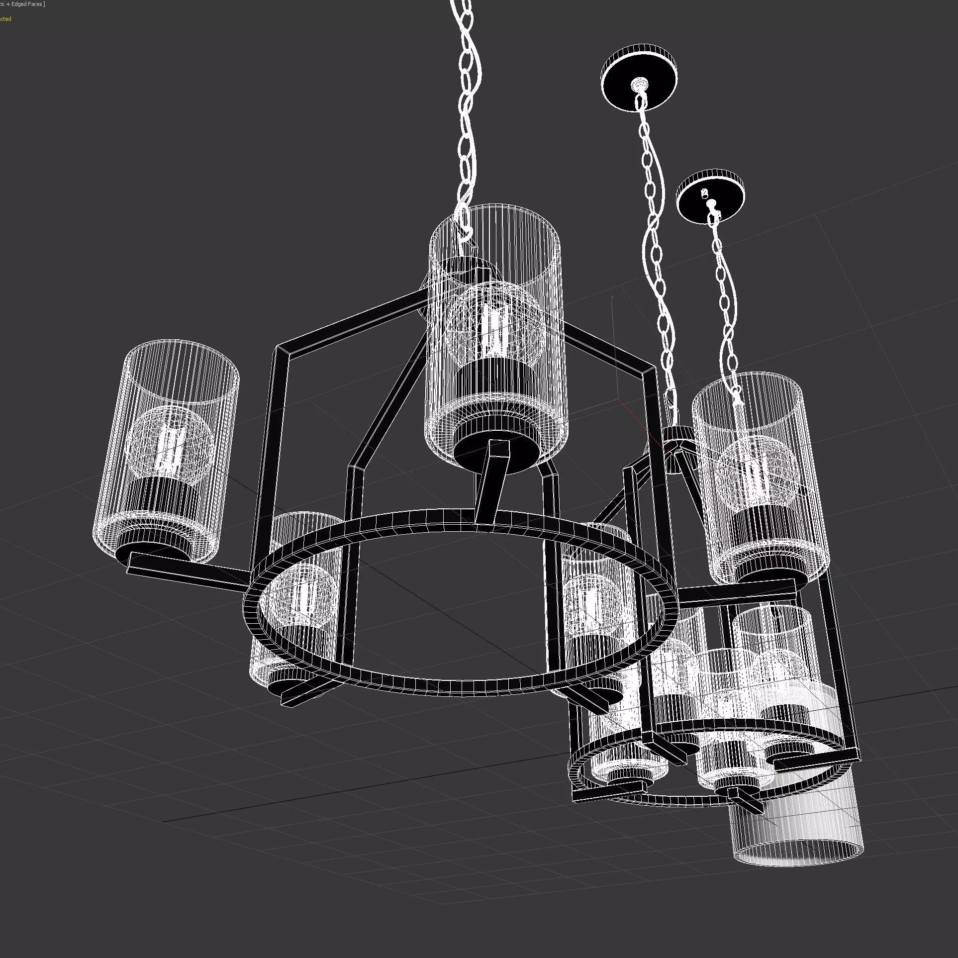 Progress Lighting Goodwin Chandelier 3D model_7