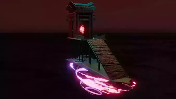 ancient portal 3D model