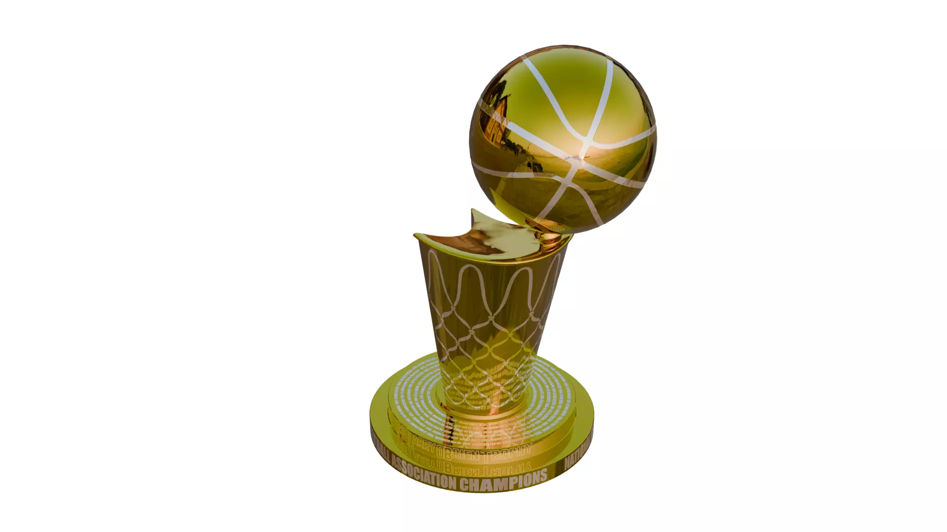 Larry OBrien Championship Trophy - NBA Championship Trophy 3D model