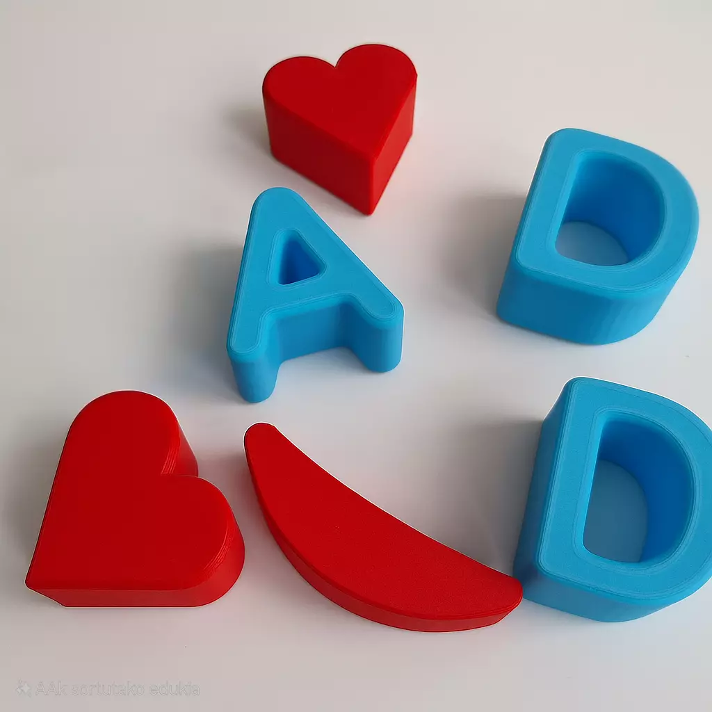 Emoji Puzzle DAD Fun and Educational 3D Printable Toy 3D print model_2