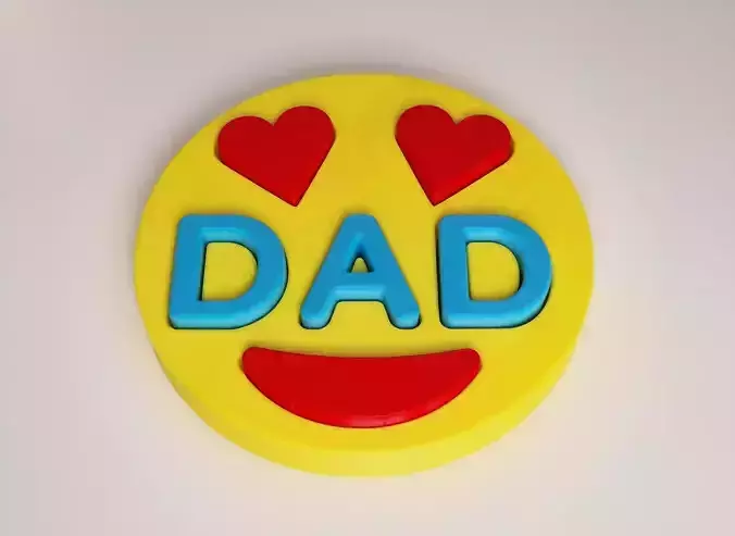 Emoji Puzzle DAD Fun and Educational 3D Printable Toy