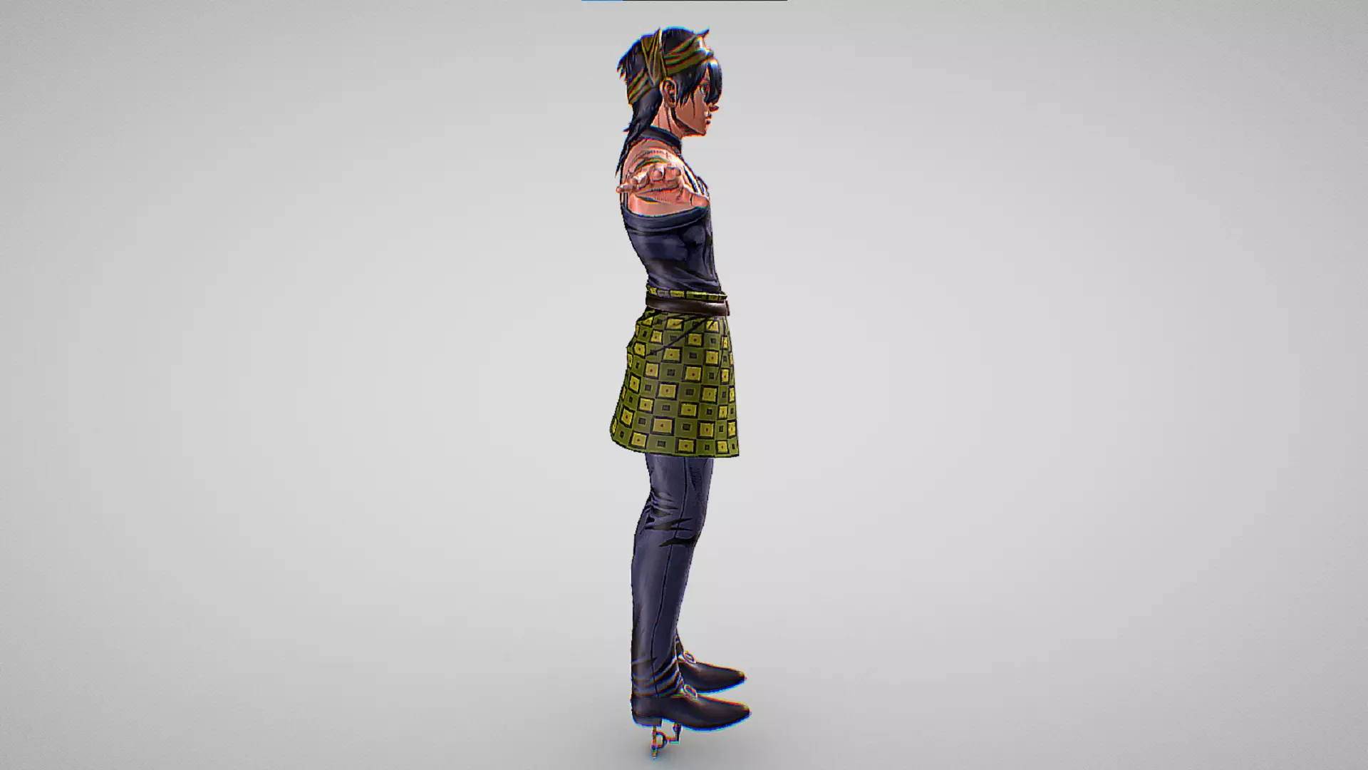 Narancia Ghirga - Jojo Bizarre Adventure - Eyes Of Nature Low-poly 3D model_4