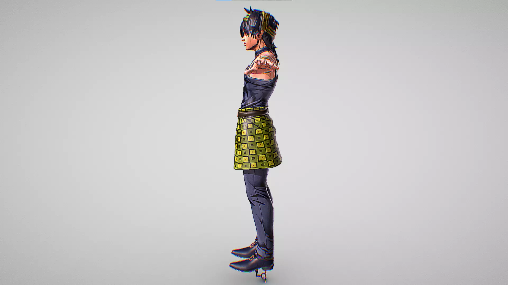Narancia Ghirga - Jojo Bizarre Adventure - Eyes Of Nature Low-poly 3D model_5