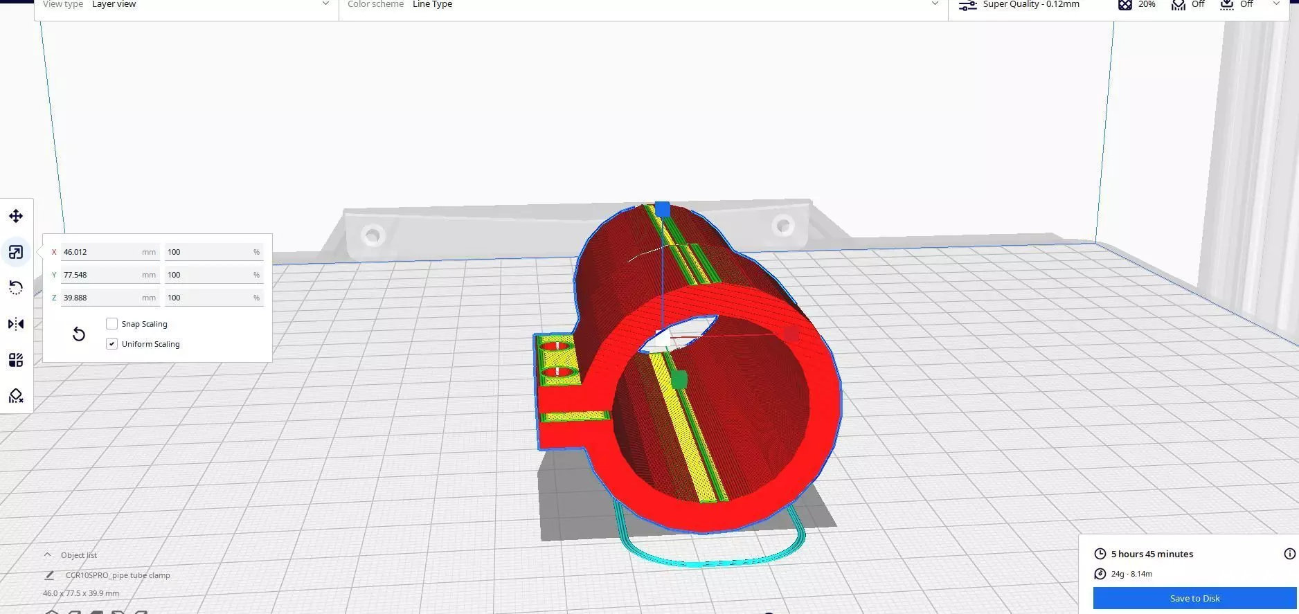 3D Tube Clamp Fitting for Industrial and Mechanical Use 3D print model_1