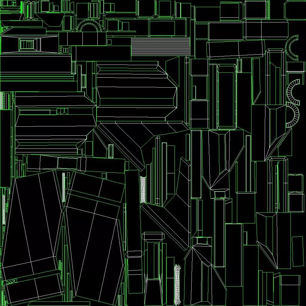 Lighting for Sci Fi Brutal Locations Low-poly 3D model_19