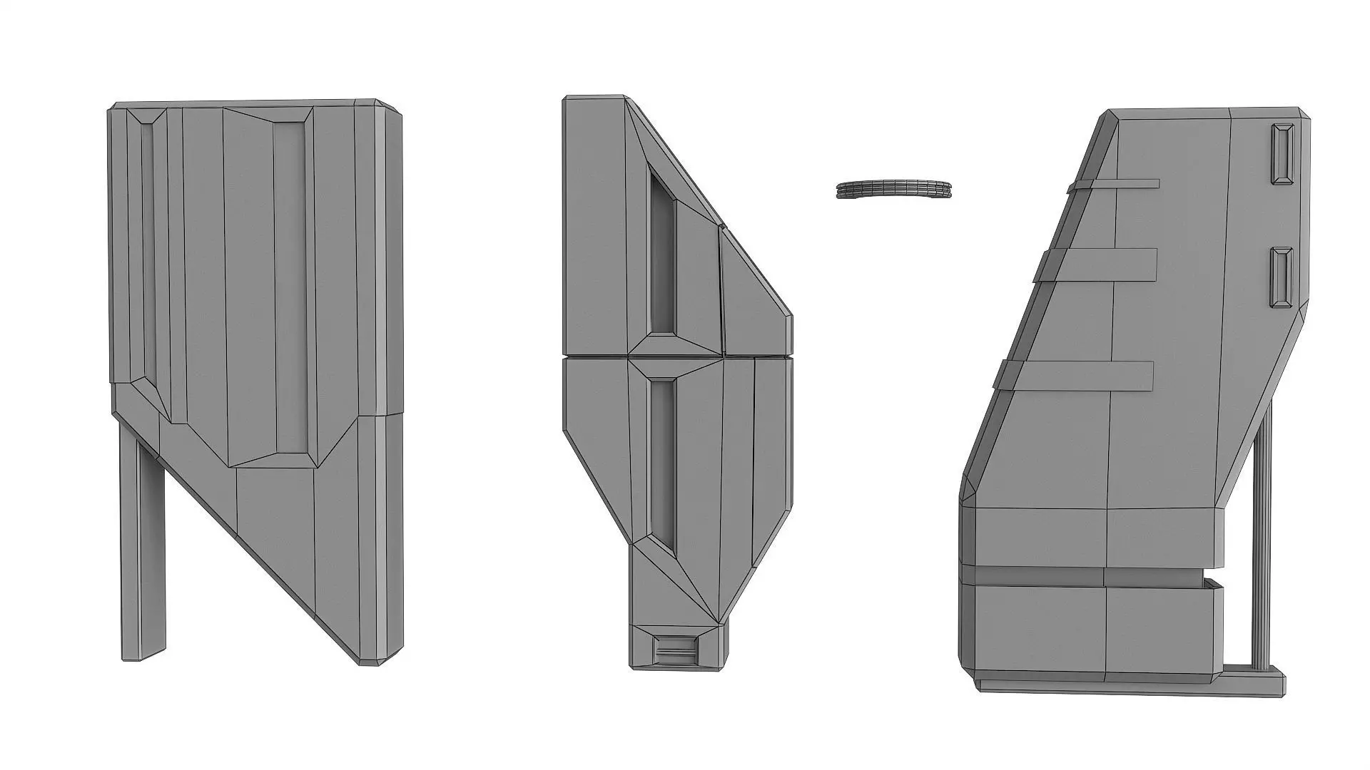 Lighting for Sci Fi Brutal Locations Low-poly 3D model_18