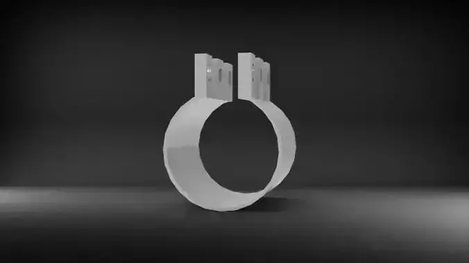 Clamp Tube 3 Hole Model