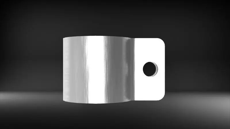 Clamp Tube One Hole 3D print model_1