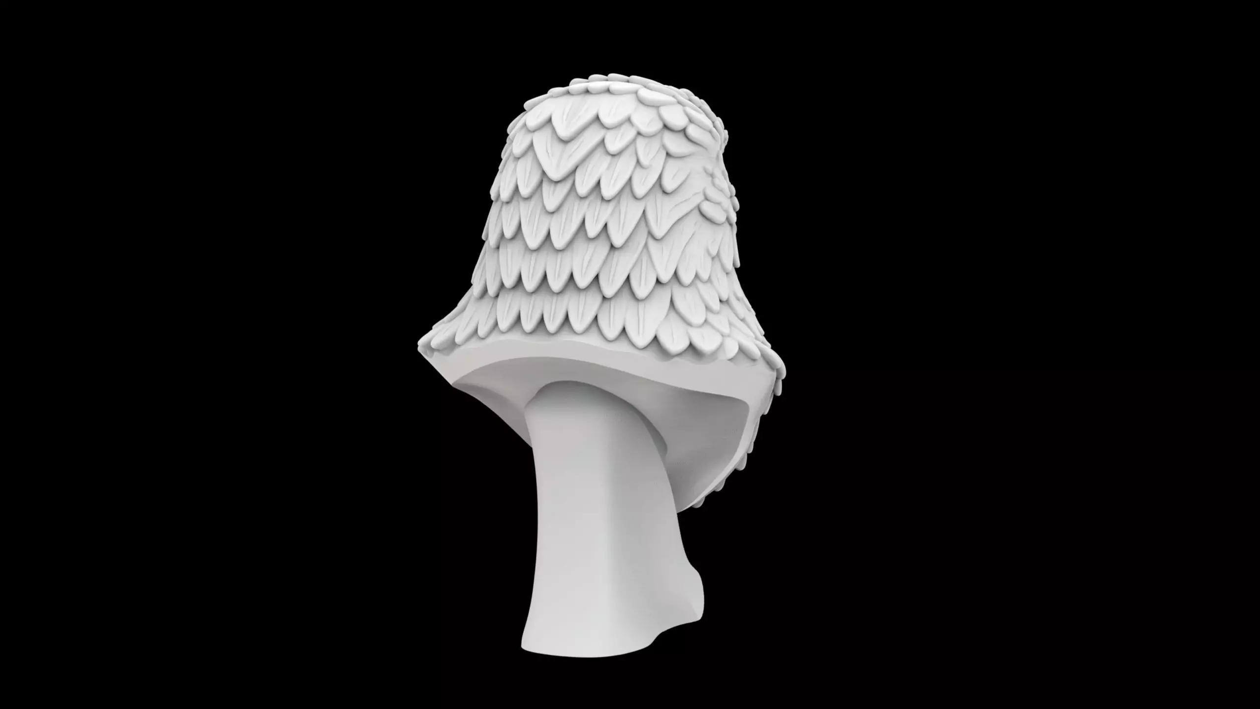 Eagle Head Bust Statue 3D Print Model 3D print model_4