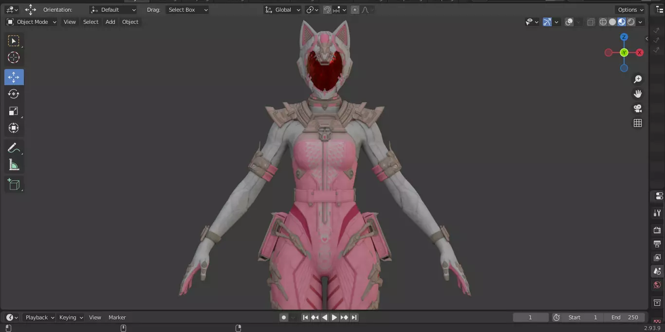 The First Descendant Skin 12 3D model_5