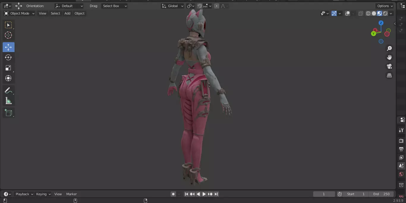 The First Descendant Skin 12 3D model_10