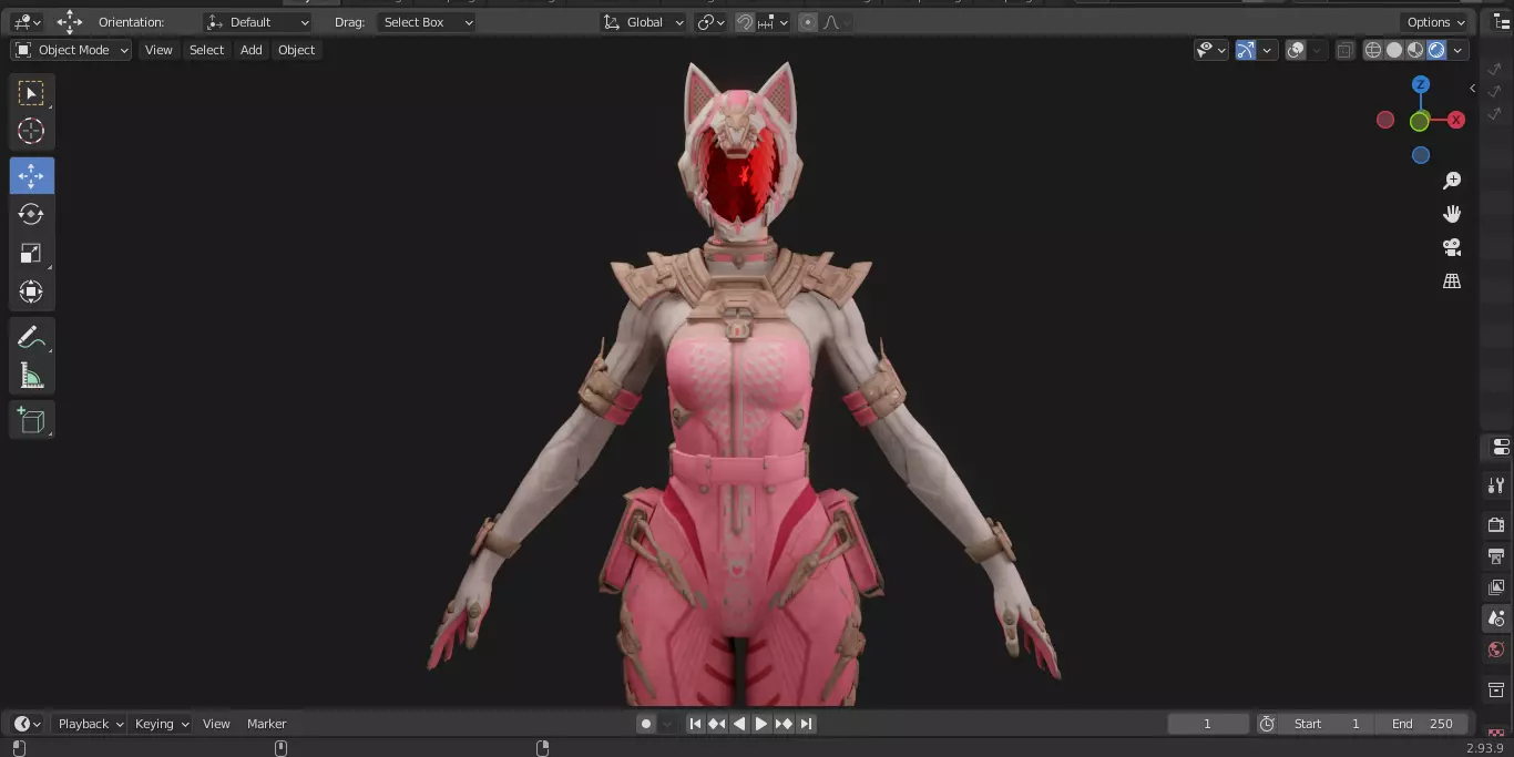 The First Descendant Skin 12 3D model_12