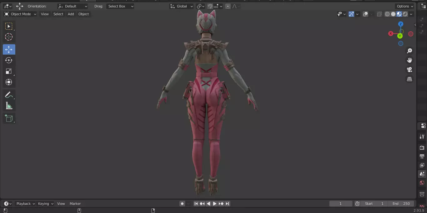 The First Descendant Skin 12 3D model_9