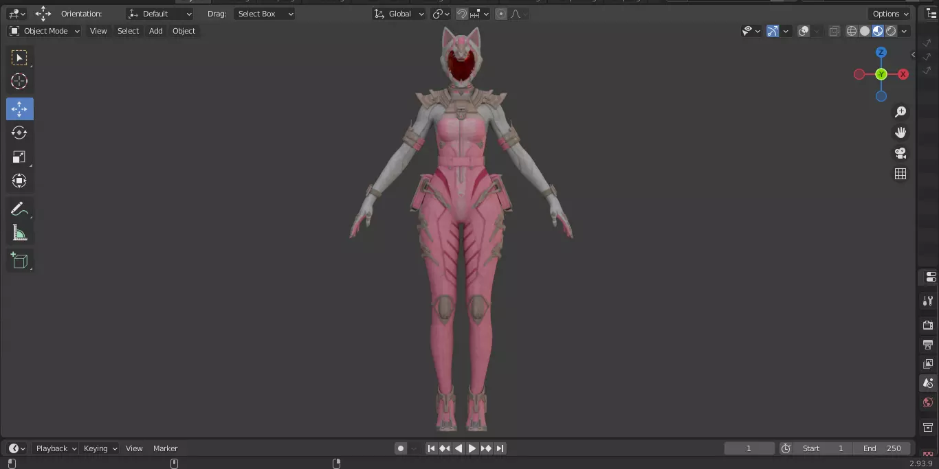 The First Descendant Skin 12 3D model_6