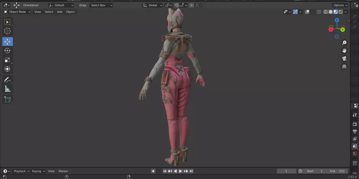 The First Descendant Skin 12 3D model_8