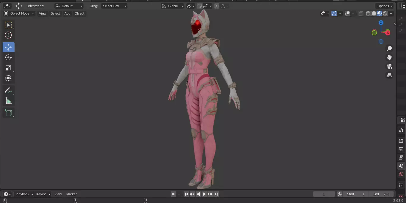 The First Descendant Skin 12 3D model_7