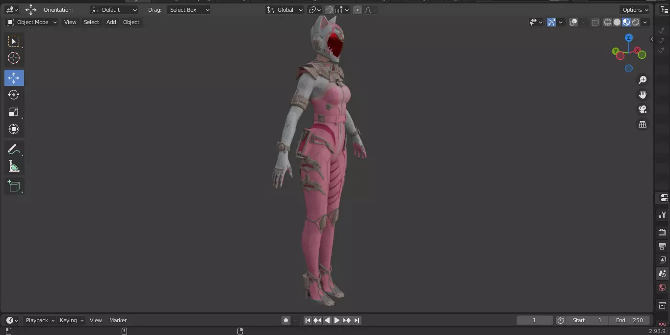 The First Descendant Skin 12 3D model_11