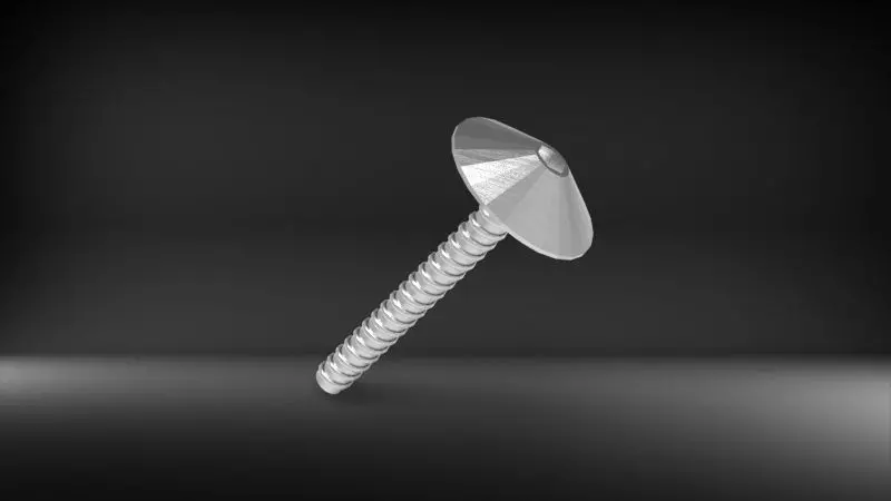 Dome Head Screw Model 3D print model_0