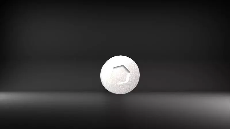 Internal Hex Screw 3D print model_1