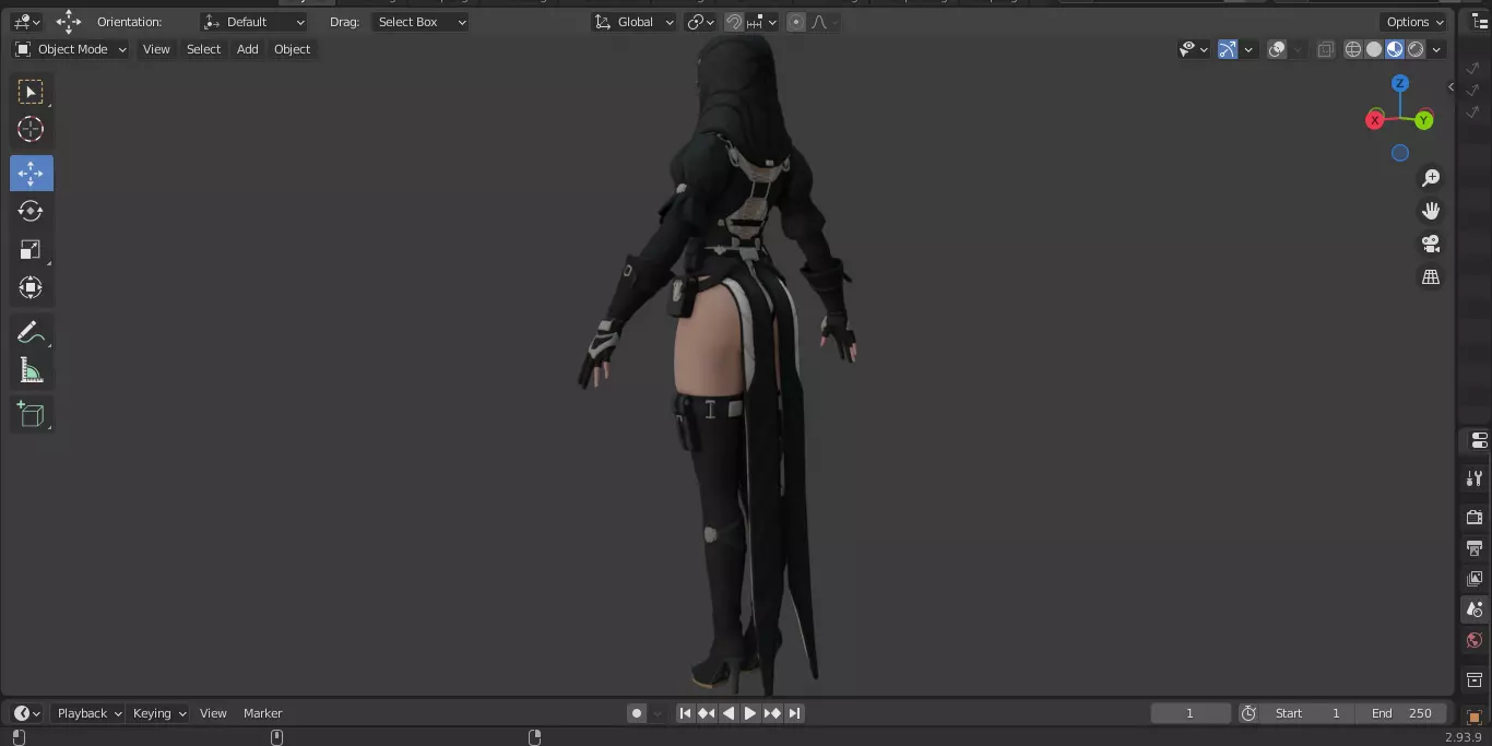 The First Descendant Skin 14 3D model_9