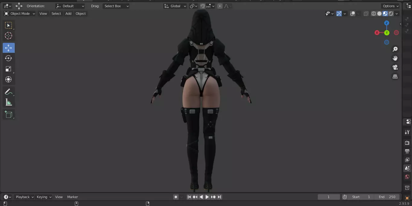 The First Descendant Skin 14 3D model_11