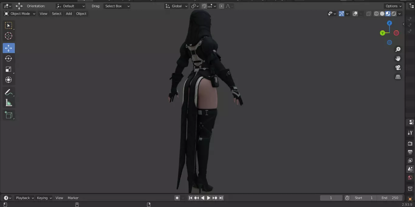 The First Descendant Skin 14 3D model_12