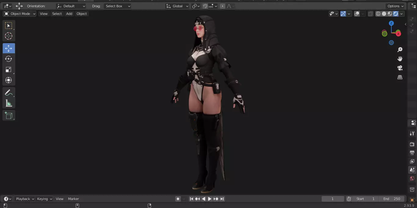 The First Descendant Skin 14 3D model_16