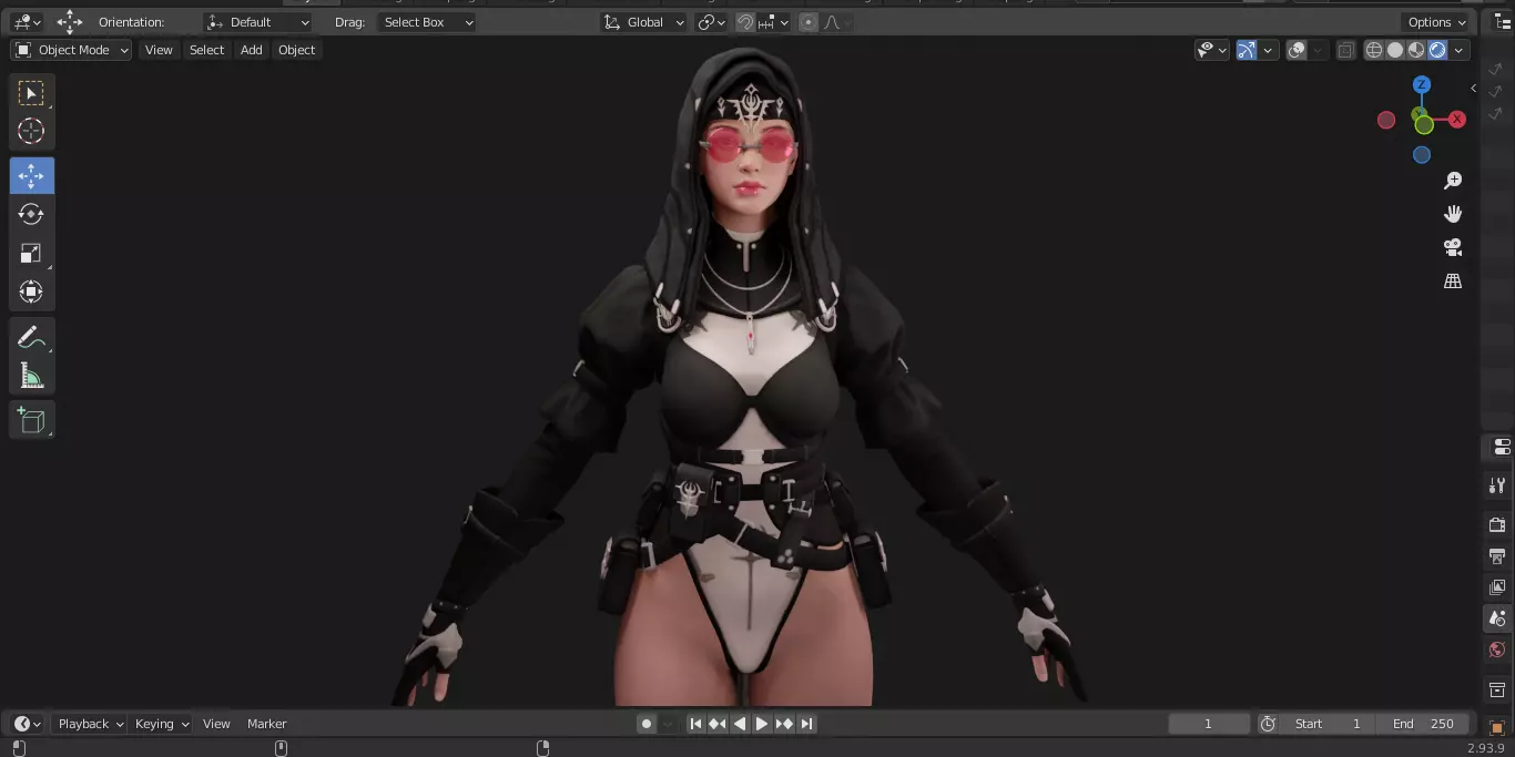 The First Descendant Skin 14 3D model_14
