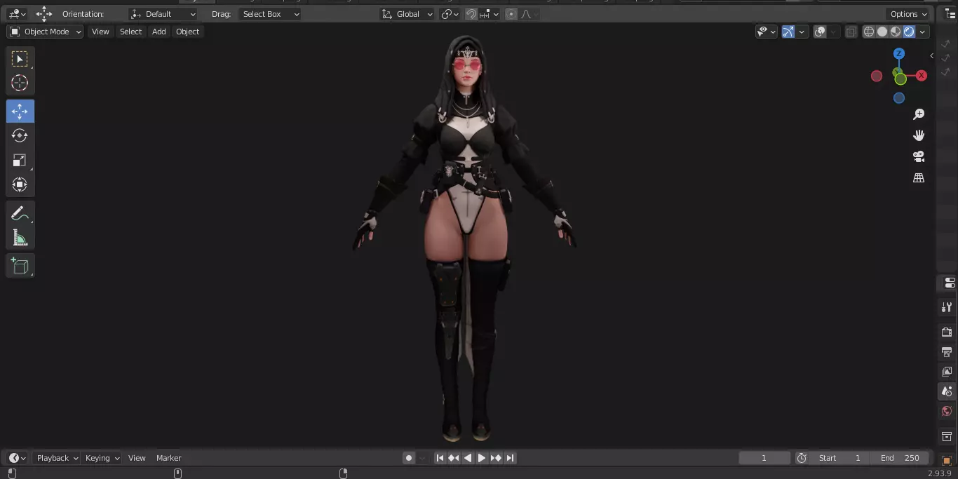 The First Descendant Skin 14 3D model_15