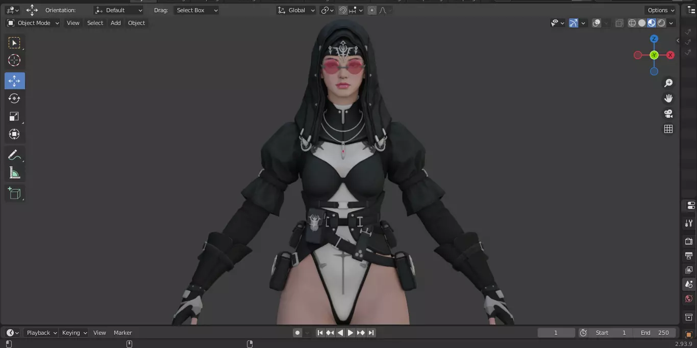 The First Descendant Skin 14 3D model_6