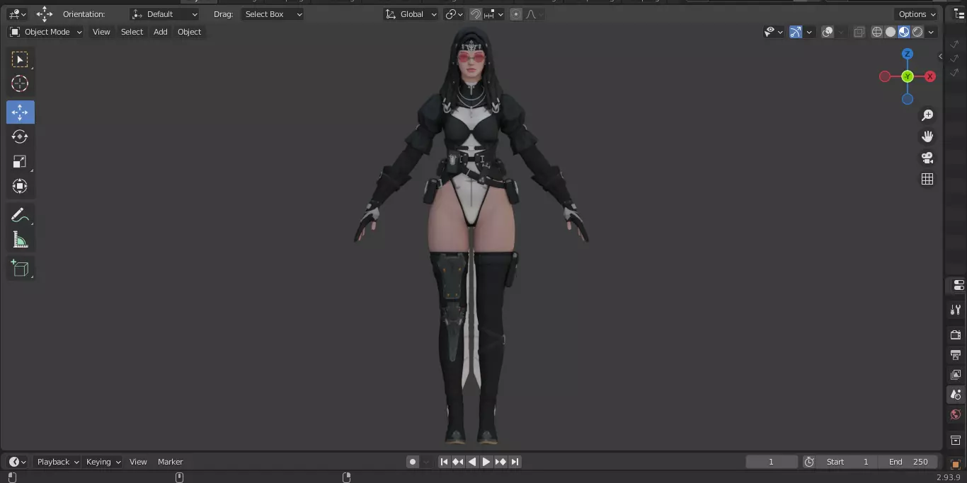 The First Descendant Skin 14 3D model_7