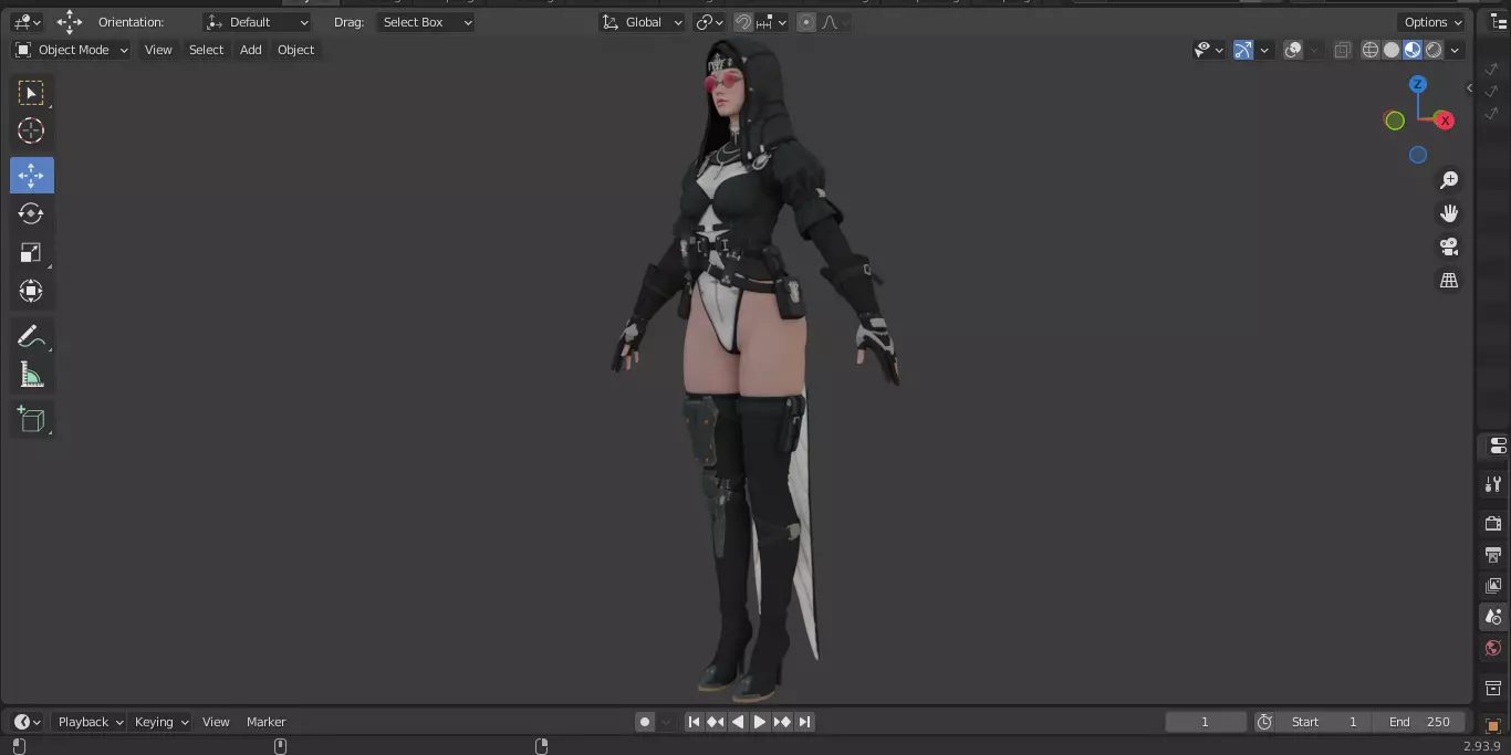 The First Descendant Skin 14 3D model_8