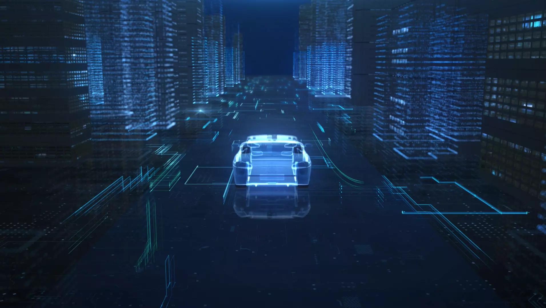 AE CC2022 electric vehicle technology Animation FX 3D model_4