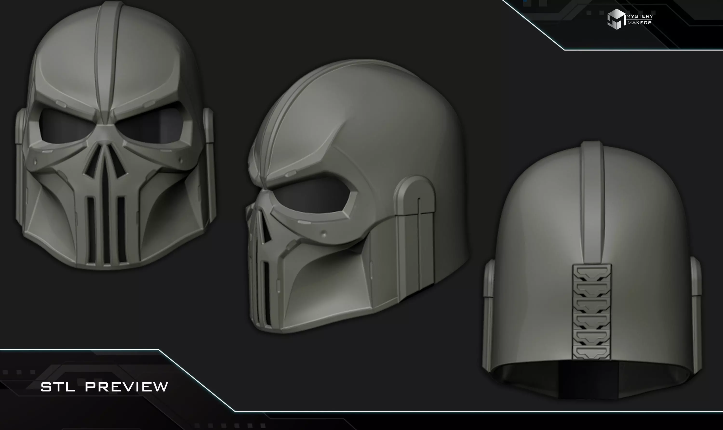 Mandalorian Punisher 3D print model_1