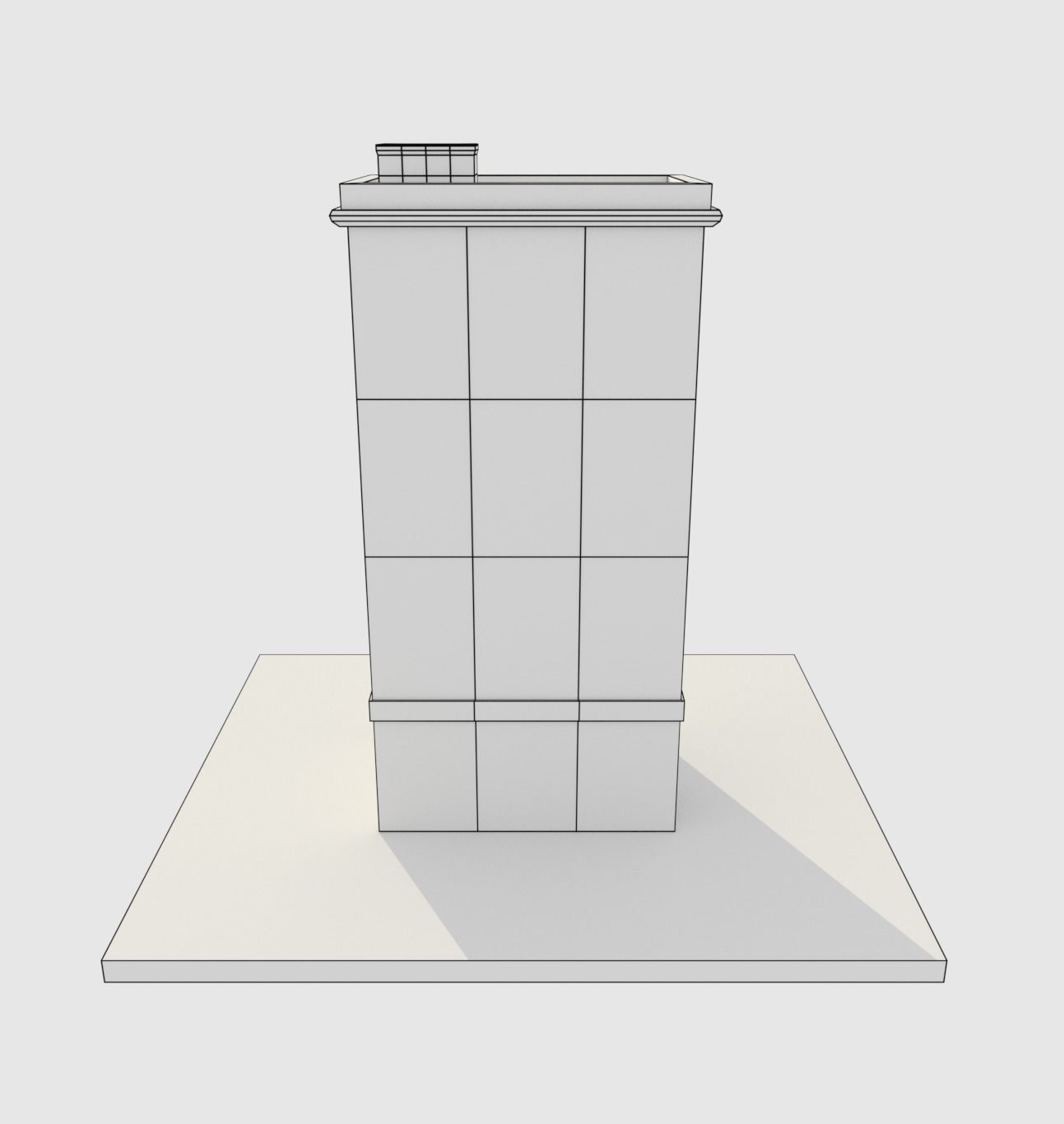 Cartoon Building - Low Poly Low-poly 3D model_6
