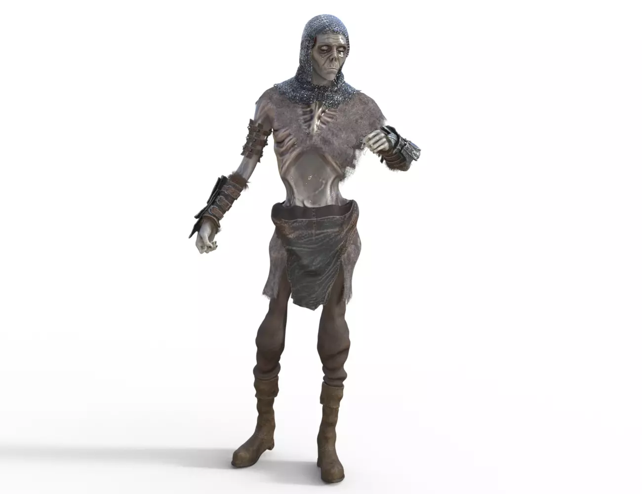 Dead Warrior 3D model_3
