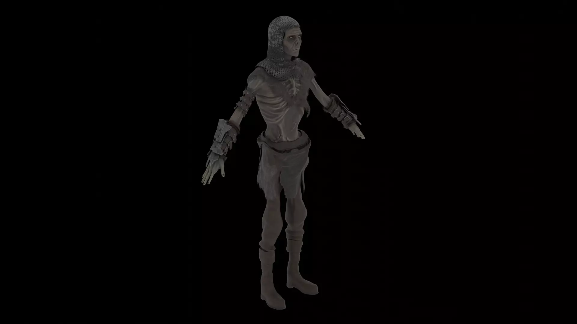 Dead Warrior 3D model_7