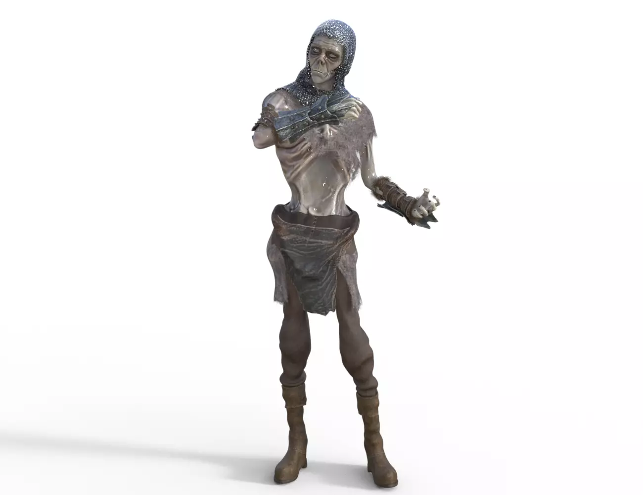 Dead Warrior 3D model_4