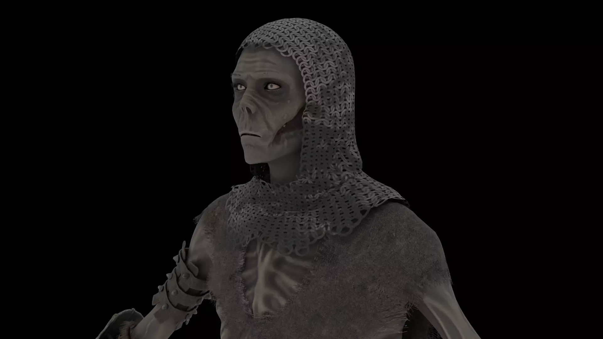 Dead Warrior 3D model_9