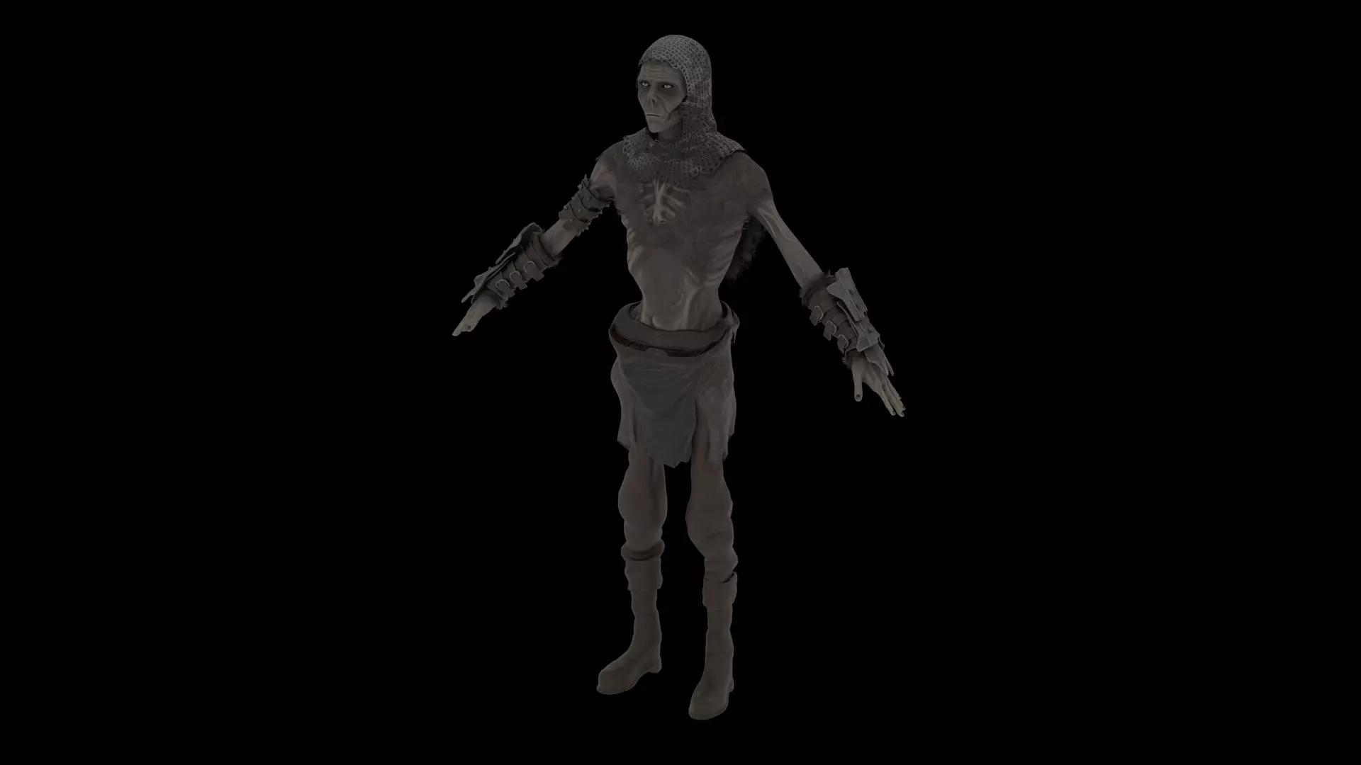 Dead Warrior 3D model_5