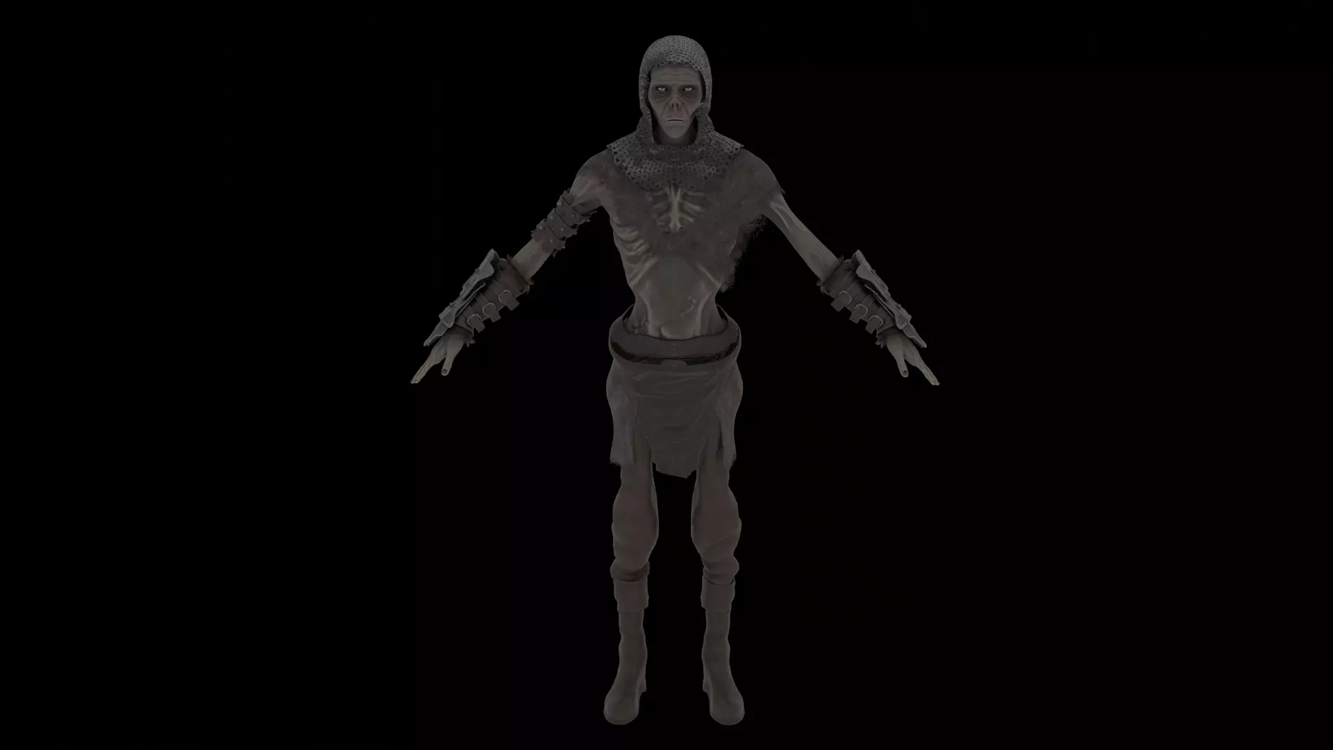 Dead Warrior 3D model_6