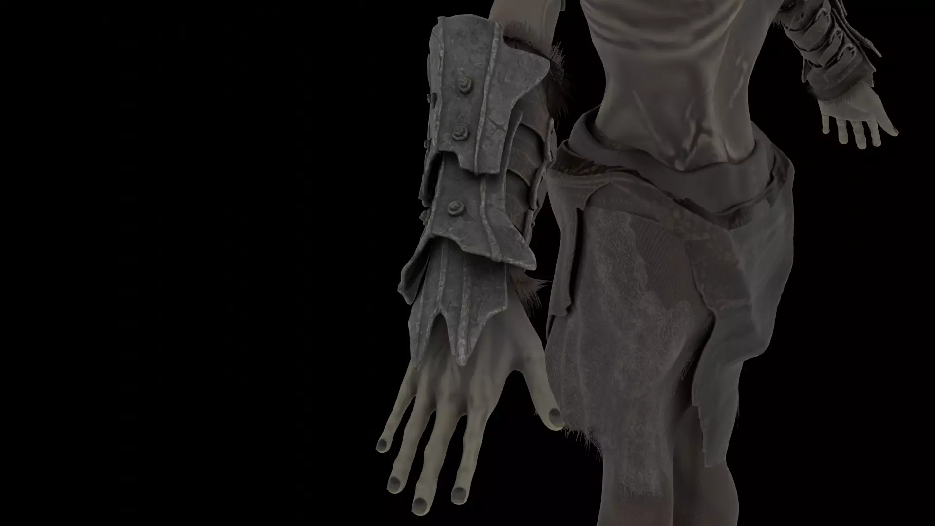 Dead Warrior 3D model_12