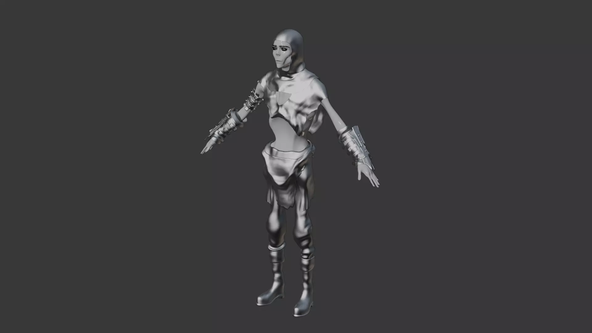Dead Warrior 3D model_15